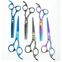 Stainless Steel Colorful Thinning Scissors for Haircut Barber Scissors